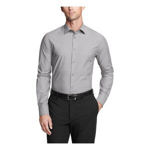 Calvin Klein Dress Shirt Slim Fit Refined Cotton Stretch